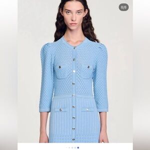 Light Blue Sandro Dress- Replica M